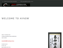Tablet Screenshot of aikido-sydney.com.au